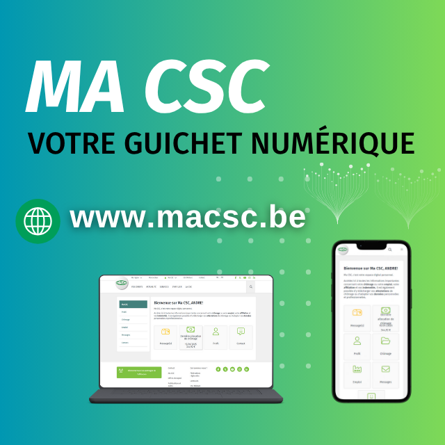 Ma CSC - sitefinity illustration de l'outil Ma CSC