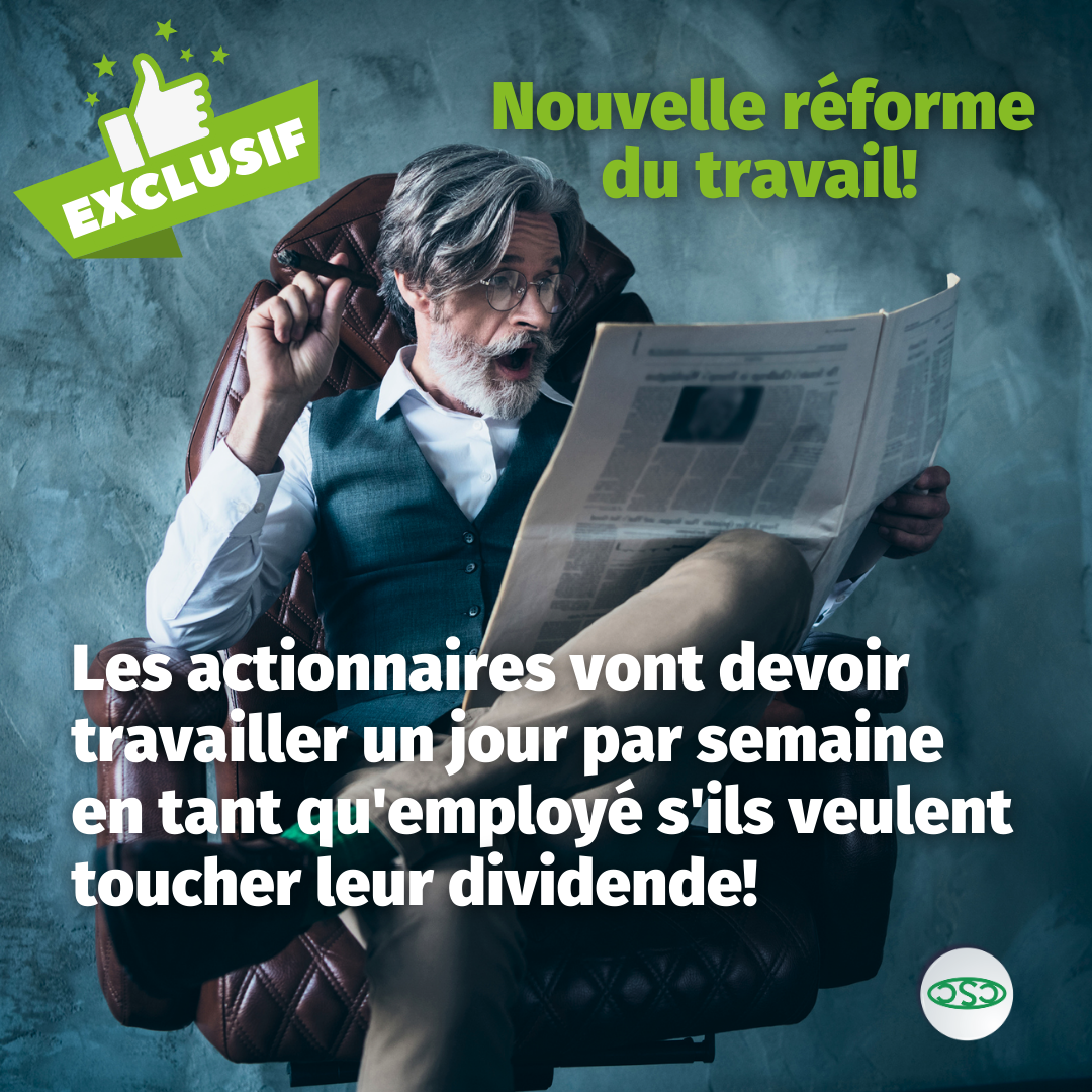 Les Employeurs Oblig s De Travailler En Tant Qu employ s Un Jour Par