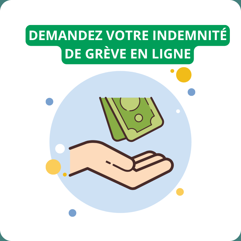 Demandez votre indemnité de grève