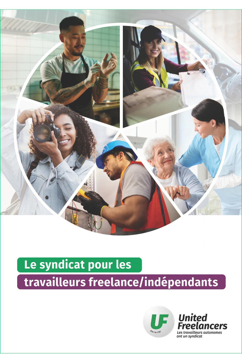 Couverture brochure united freelancers