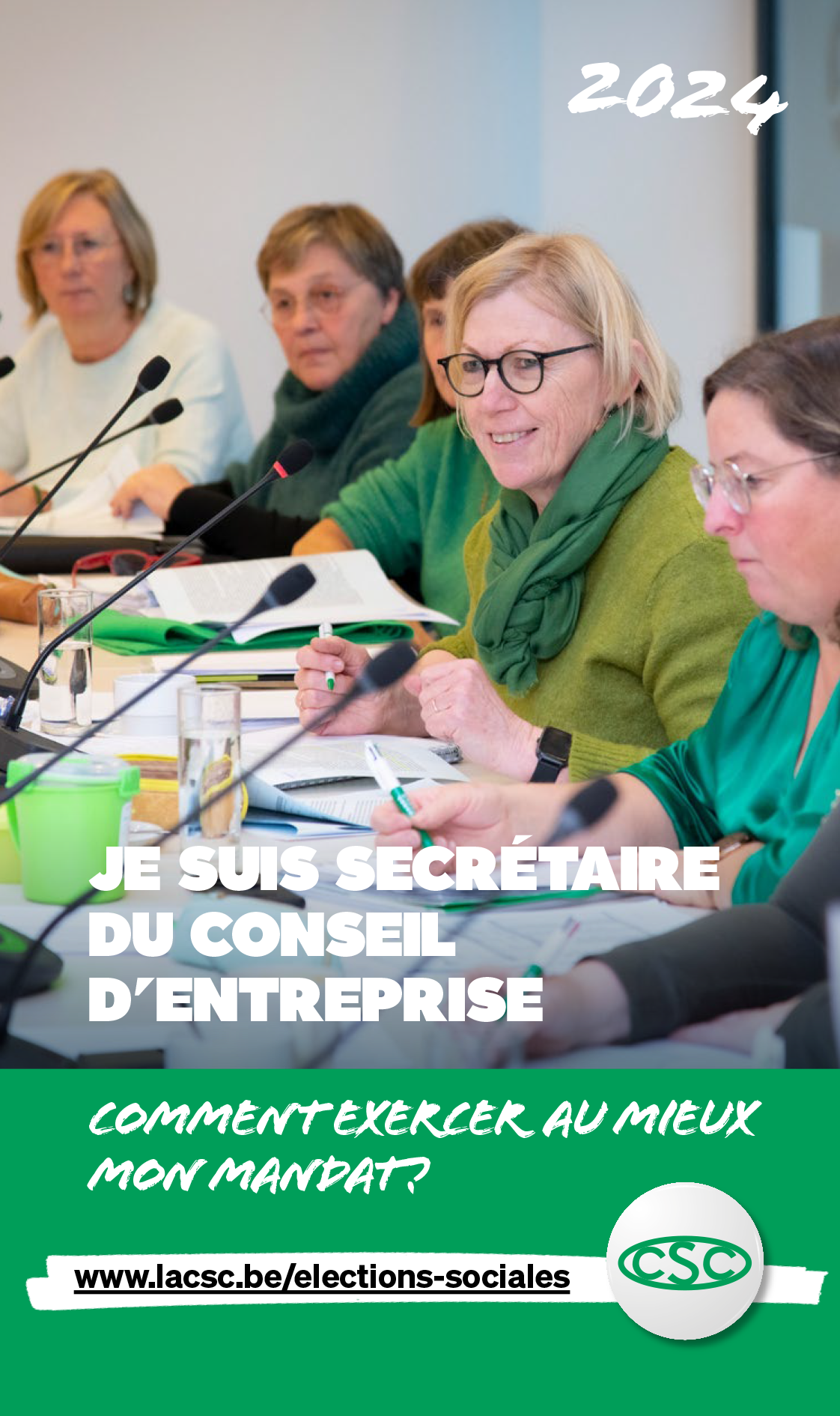 Je suis secretaire au conseil d'entreprise Je suis secretaire au conseil d'entreprise