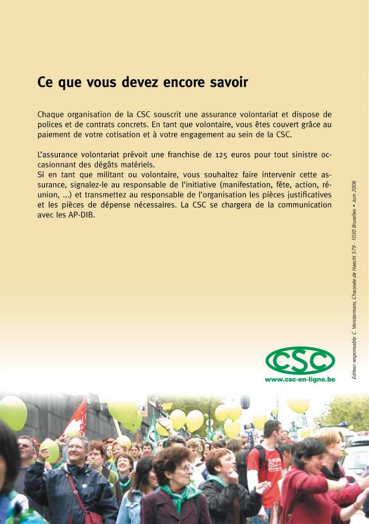 Volontariat CSC