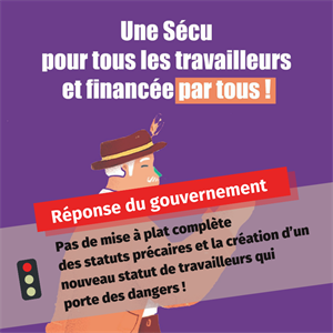 Une Sécu financée par tous Une Sécu financée par tous