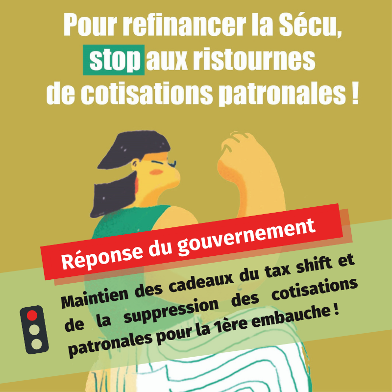 Stop aux ristournes patronales