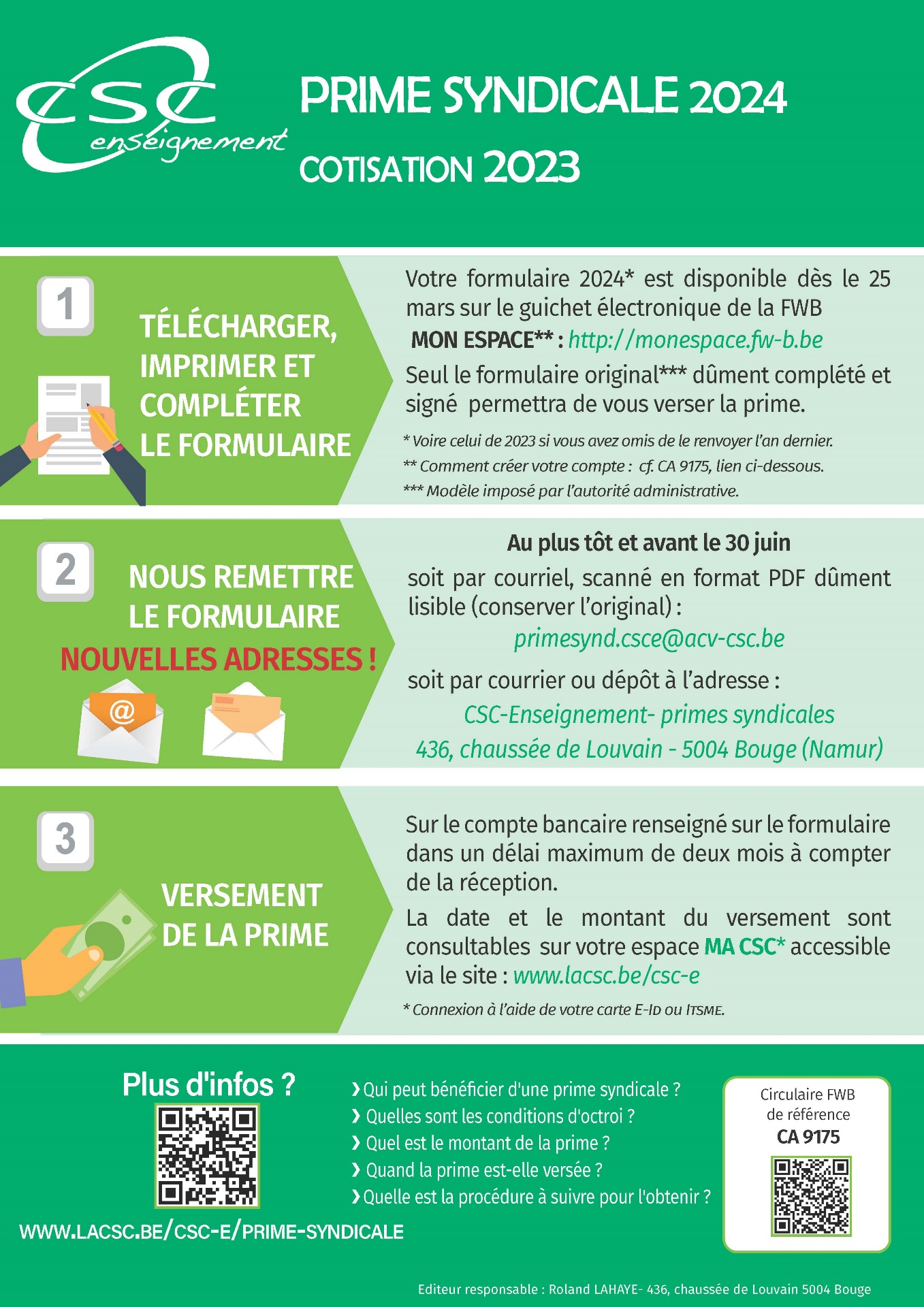 AFFICHE-PRIME SYNDICALE enseignement