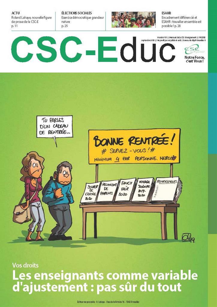 1909-CSCEduc-131-COVER CSC-EDUC 131 - septembre 2019 COVER