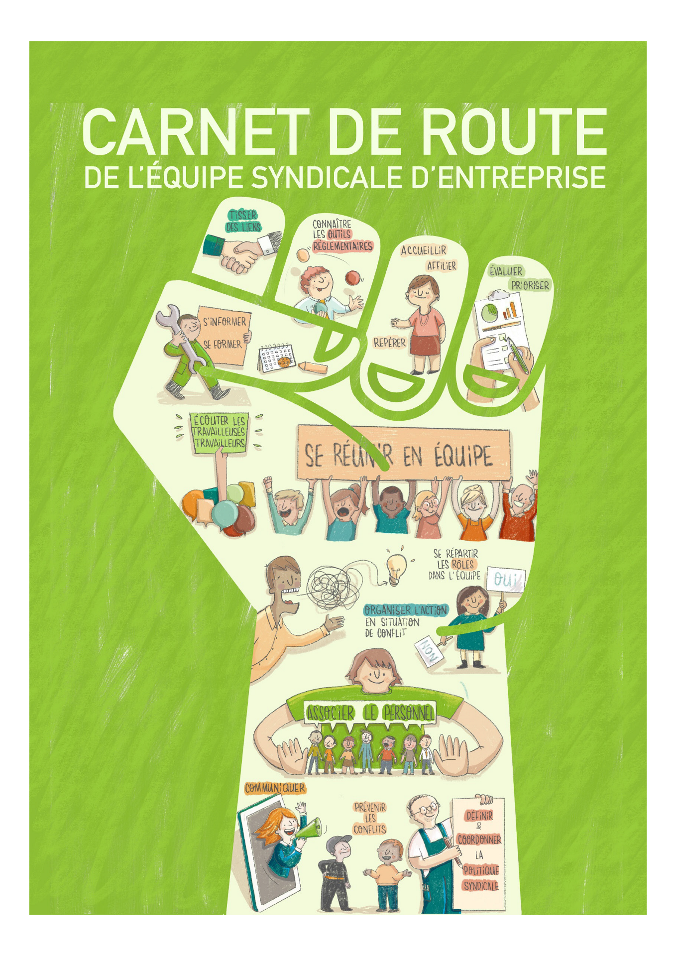 Cover Carnet de route des équipes syndicales Cover Carnet de route des équipes syndicales