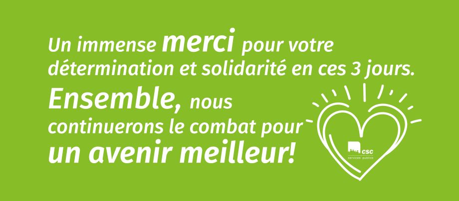 Merci pour votre engagement