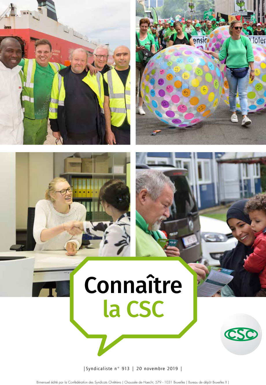 Syndicaliste n° 913 - Connaître la CSC Syndicaliste-913-1