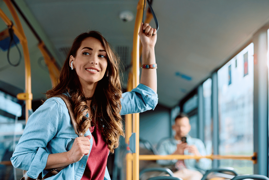 Se rendre au travail en transport en commun